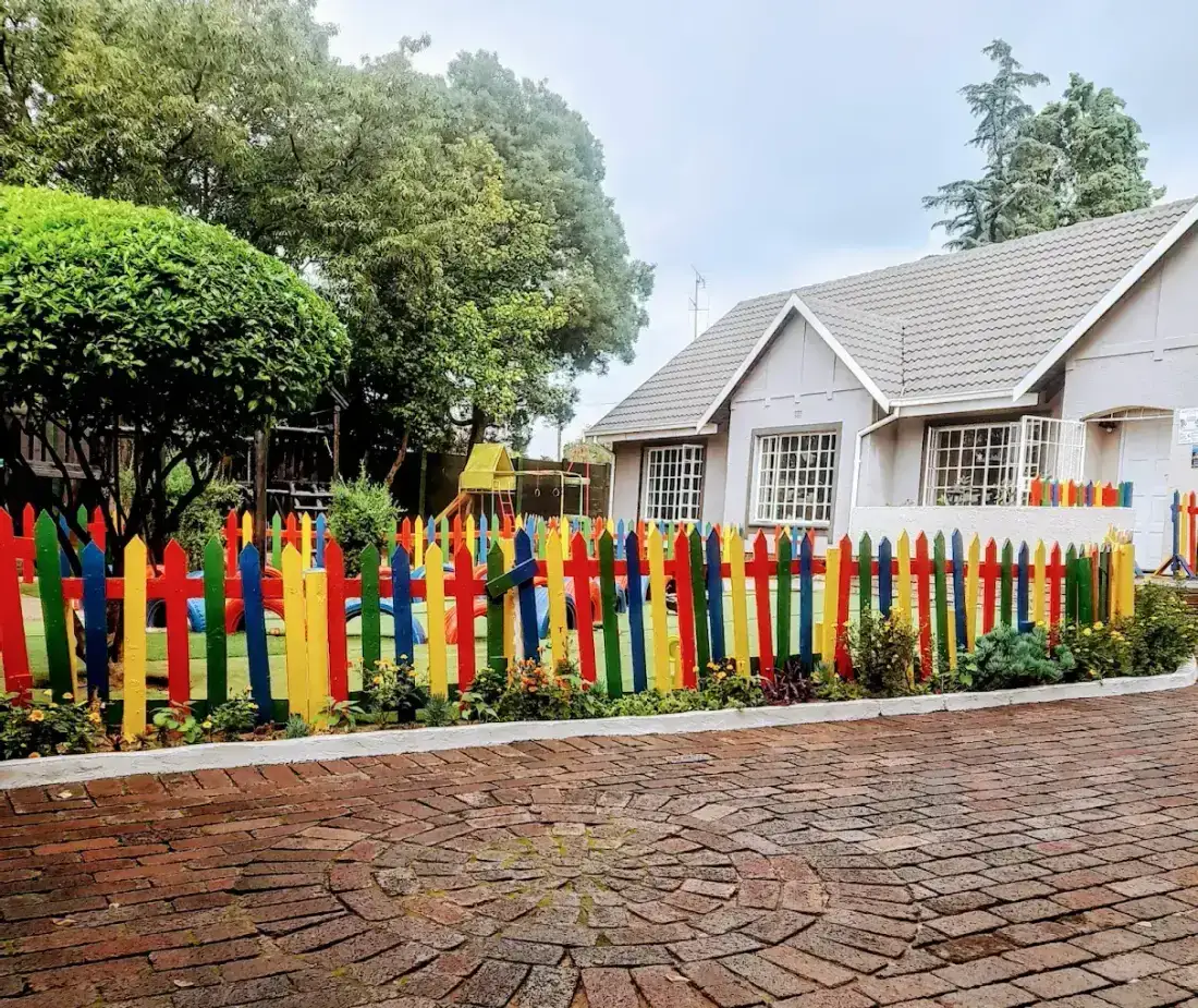 The front entrance of Waterfall Kids Academy at 24 Ash Street, Noordwyk